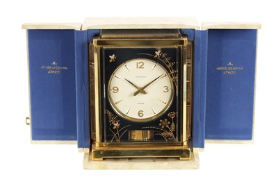 Lot 1338 - A 1970’S JAEGER-LECOULTRE ‘MARINA’ BUMBLE BEE ATMOS CLOCK