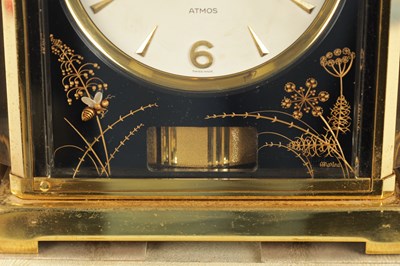 Lot 1338 - A 1970’S JAEGER-LECOULTRE ‘MARINA’ BUMBLE BEE ATMOS CLOCK