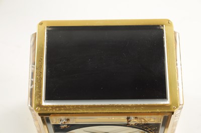 Lot 1338 - A 1970’S JAEGER-LECOULTRE ‘MARINA’ BUMBLE BEE ATMOS CLOCK
