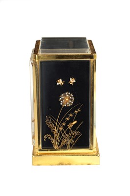 Lot 1338 - A 1970’S JAEGER-LECOULTRE ‘MARINA’ BUMBLE BEE ATMOS CLOCK