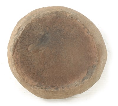 Lot 974 - A PREHISTORIC FOSSIL OF A LEAF