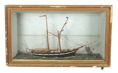 Lot 147 - A 19TH CENTURY DIORAMA OF LARGE SIZE