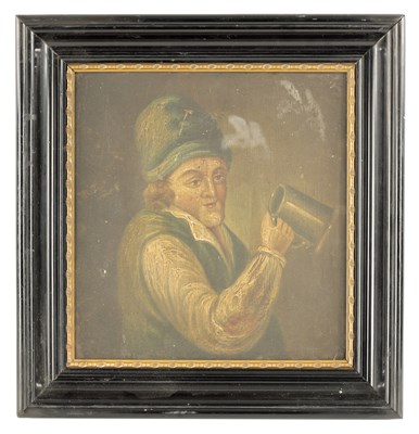 Lot 63 - AN 19TH CENTURY OIL ON PANEL