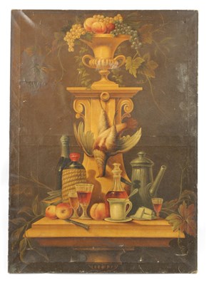 Lot 221 - A 19TH CENTURY OIL ON CANVAS