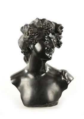Lot 60 - J. LAMBEAUX (1852 – 1908) AN EARLY 20TH CENTURY BRONZE BUST OF A YOUNG LADY