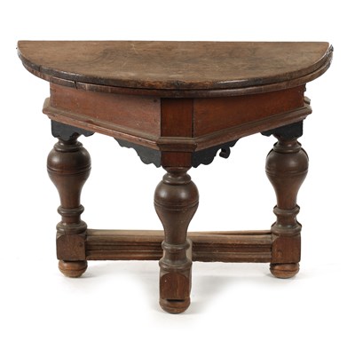 Lot 272 - A LATE 17TH CENTURY OAK CREDENCE TABLE