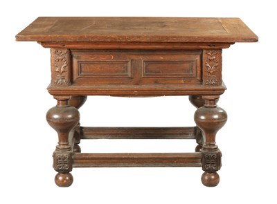 Lot 36 - AN 18TH CENTURY FLEMISH OAK TABLE