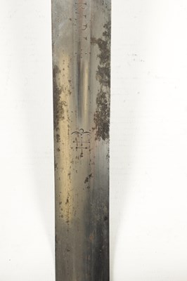 Lot 815 - A RARE MID 18TH CENTURY SCOTTISH BASKET-HILTED BROADSWORD