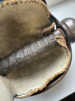 Lot 815 - A RARE MID 18TH CENTURY SCOTTISH BASKET-HILTED BROADSWORD