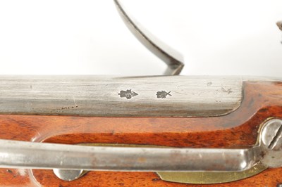 Lot 794 - A WILLIAM IV SEA SERVICE FLINTLOCK PISTOL