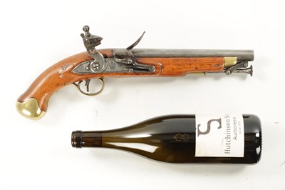 Lot 794 - A WILLIAM IV SEA SERVICE FLINTLOCK PISTOL