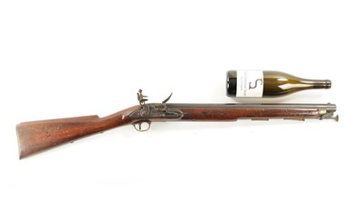 Lot 806 - A BRITISH HEAVY CAVALRY FLINTLOCK CARBINE BY TOWER