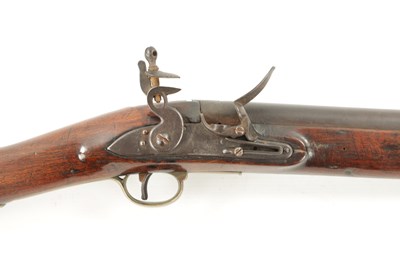 Lot 806 - A BRITISH HEAVY CAVALRY FLINTLOCK CARBINE BY TOWER