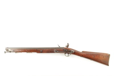 Lot 806 - A BRITISH HEAVY CAVALRY FLINTLOCK CARBINE BY TOWER