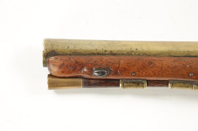 Lot 796 - H.W. MORTIMER, LONDON. A RARE GEORGE III ROYAL MAIL COACH FLINTLOCK PISTOL
