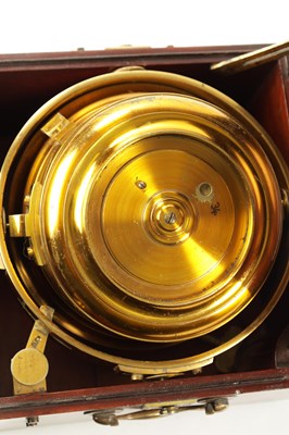 Lot 1268 - PERCY EDWARDS LTD, LONDON. A LARGE 19TH CENTURY EIGHT DAY MARINE CHRONOMETER