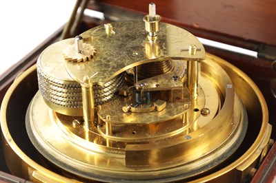 Lot 1268 - PERCY EDWARDS LTD, LONDON. A LARGE 19TH CENTURY EIGHT DAY MARINE CHRONOMETER
