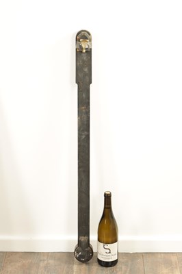 Lot 1127 - A 19TH CENTURY ROSEWOOD CASED STICK BAROMETER BY JAMES ADAM OF LONDON