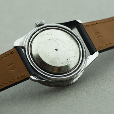 Lot 653 - A GENTLEMAN’S 1965 BLANCPAIN AQUA LUNG ‘NO RADIATION’ WRISTWATCH
