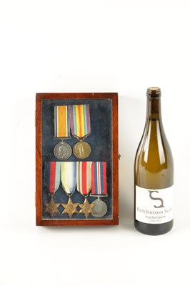 Lot 845 - A CASED GROUP OF 1ST AND 2ND WORLD WAR MEDALS