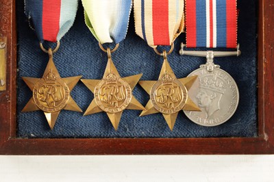 Lot 845 - A CASED GROUP OF 1ST AND 2ND WORLD WAR MEDALS