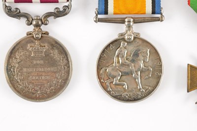 Lot 851 - A GROUP OF FOUR WW1 MEDALS