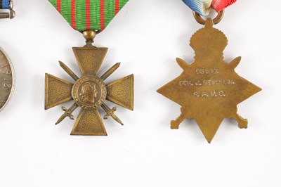 Lot 851 - A GROUP OF FOUR WW1 MEDALS