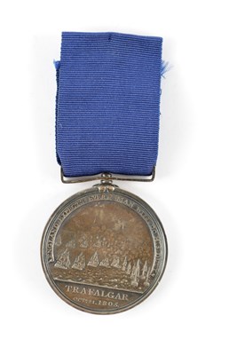 Lot 875 - A MATHEW BOULTON’S TRAFALGAR MEDAL 1805
