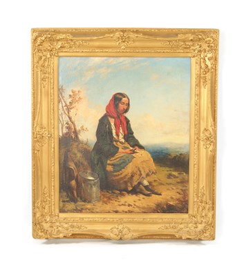 Lot 1120 - A 19TH CENTURY OIL ON CANVAS