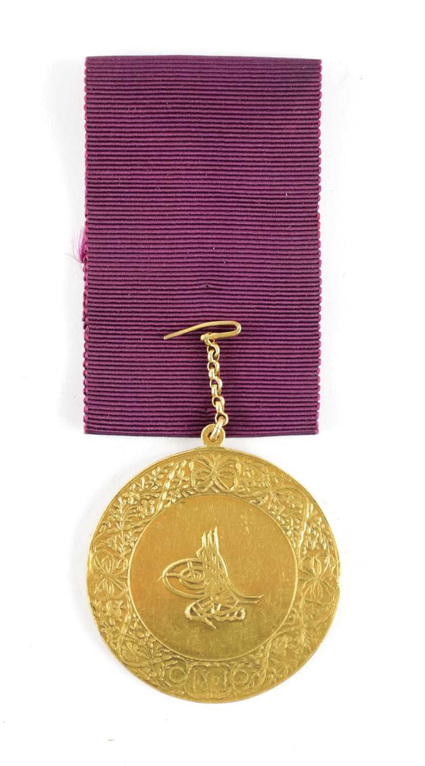 Lot 890 - A GOLD SULTAN’S MEDAL FOR EGYPT 1801