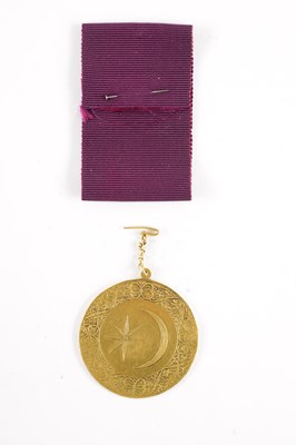 Lot 890 - A GOLD SULTAN’S MEDAL FOR EGYPT 1801
