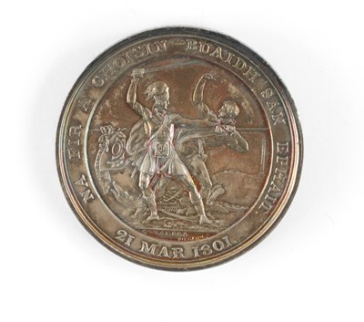 Lot 902 - SIR RALPH ABERCROMBY IN EGYPT, LONDON HIGHLAND SOCIETY SILVER MEDAL 1801