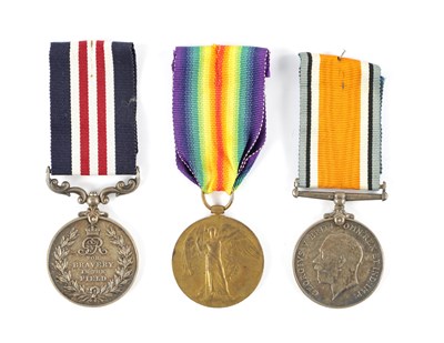 Lot 901 - A GROUP OF THREE WAR MEDALS