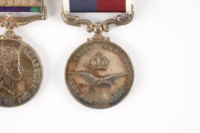 Lot 859 - A PAIR OF ROYAL AIR FORCE SERVICE MEDALS