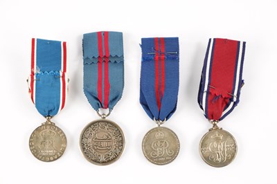 Lot 885 - A COLLECTION OF FOUR CORONATION MEDALS