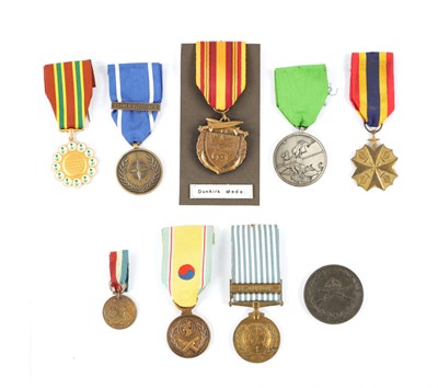 Lot 860 - A MIXED COLLECTION OF NINE MEDALS