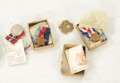 Lot 868 - TWO WW2 BOXED MEDAL GROUPS