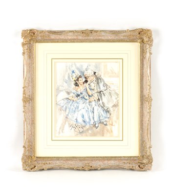 Lot 1129 - GORDON KING (b. 1939) WATERCOLOUR