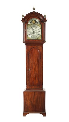 Lot 1258 - JOHN CUFF, SHEPTON MALLET. A GEORGE III EIGHT-DAY LONGCASE CLOCK