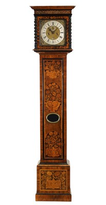 Lot 1205 - JOSEPH WINDMILLS, LONDON. A FINE EARLY 18TH CENTURY MARQUETRY EIGHT-DAY LONGCASE CLOCK