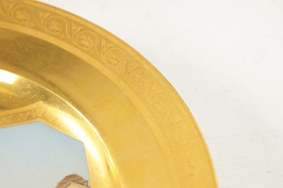 Lot 469 - A FINE REGENCY VIENNA CABINET PLATE