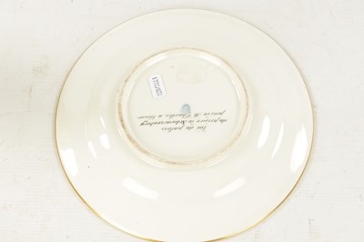 Lot 469 - A FINE REGENCY VIENNA CABINET PLATE