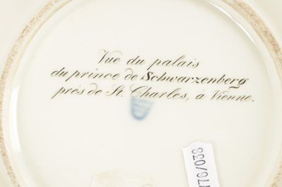 Lot 469 - A FINE REGENCY VIENNA CABINET PLATE