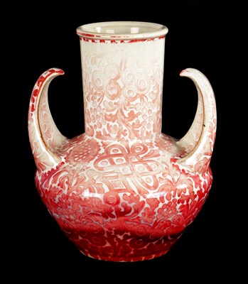 Lot 466 - A LATE 19TH CENTURY CLEMENT MASSIER POTTERY LUSTRE VASE