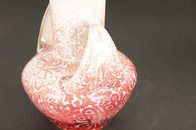 Lot 466 - A LATE 19TH CENTURY CLEMENT MASSIER POTTERY LUSTRE VASE