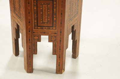 Lot 494 - A 19TH CENTURY EASTERN OTTOMAN STYLE INLAID OCCASIONAL TABLE
