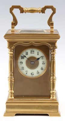Lot 637 - A LATE 19th CENTURY GILT BRASS STRIKING...