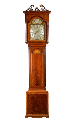 Lot 1340 - WILLIAM FENTON, NEWCASTLE. A RARE YEAR GOING GEORGE III LONGCASE CLOCK