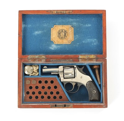 Lot 710 - A CASED H AND R ARMS YOUNG AMERICAN BULLDOG REVOLVER