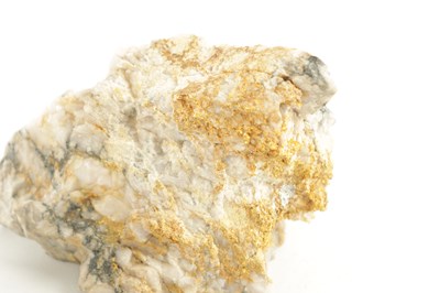 Lot 280 - TWO RARE AND LARGE PURE GOLD AND QUARTZ SPECIMENS